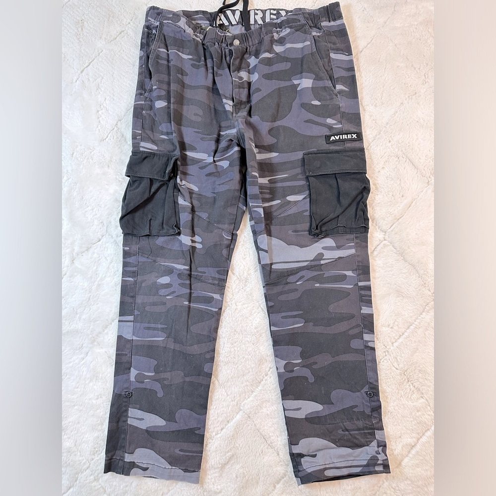 Avirex men’s camouflage camo tactical utility streetwear waist size 40